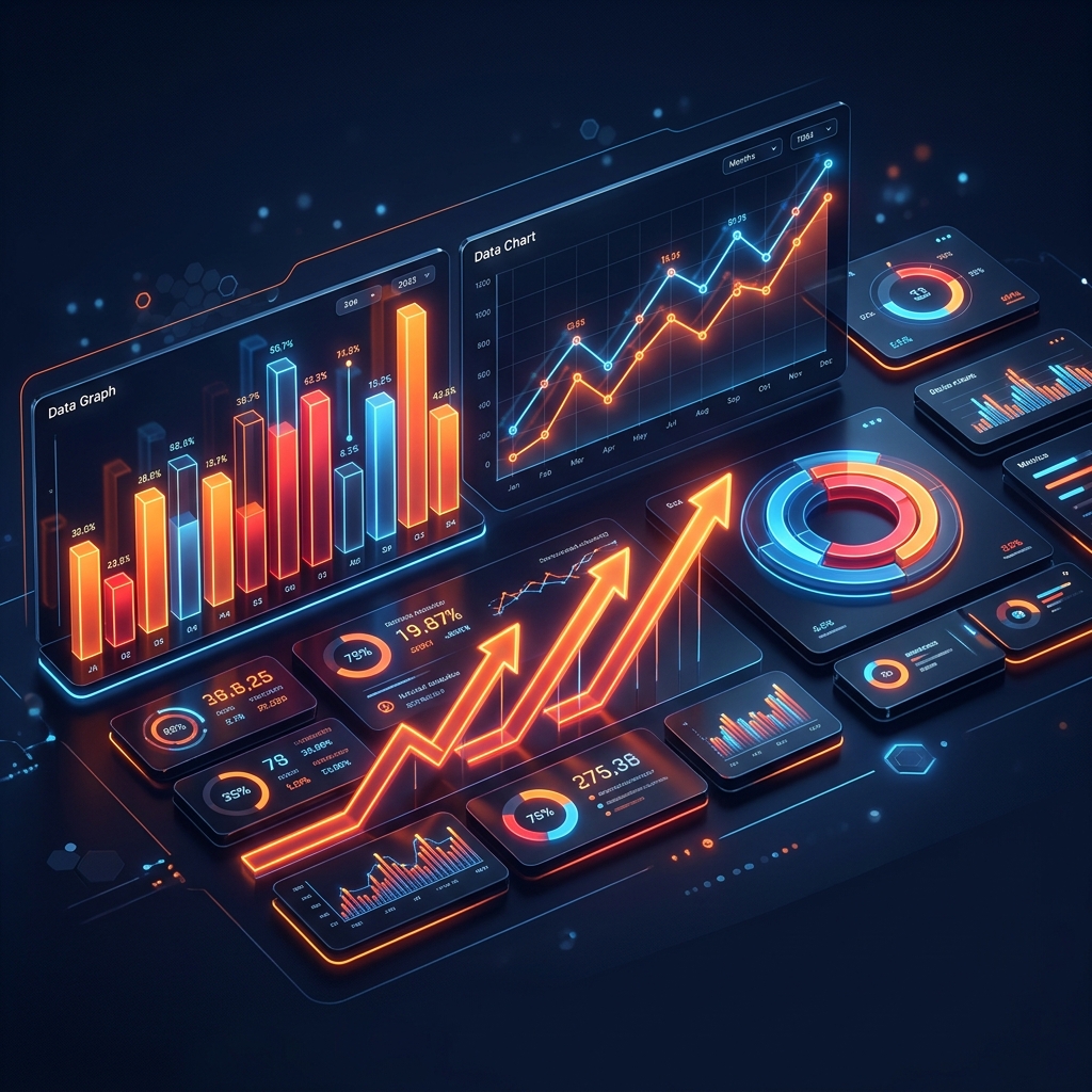 Digital Marketing Dashboard Interface Mockup